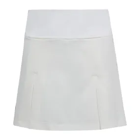 Adidas Pleated Tennis Skirt (Girls) - White