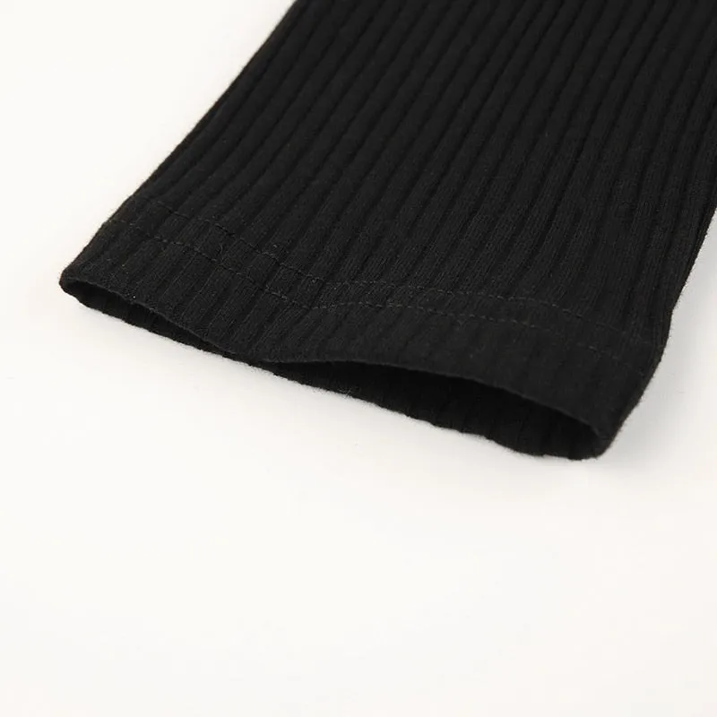 Autumn winter skinny button up long sleeve bodysuit