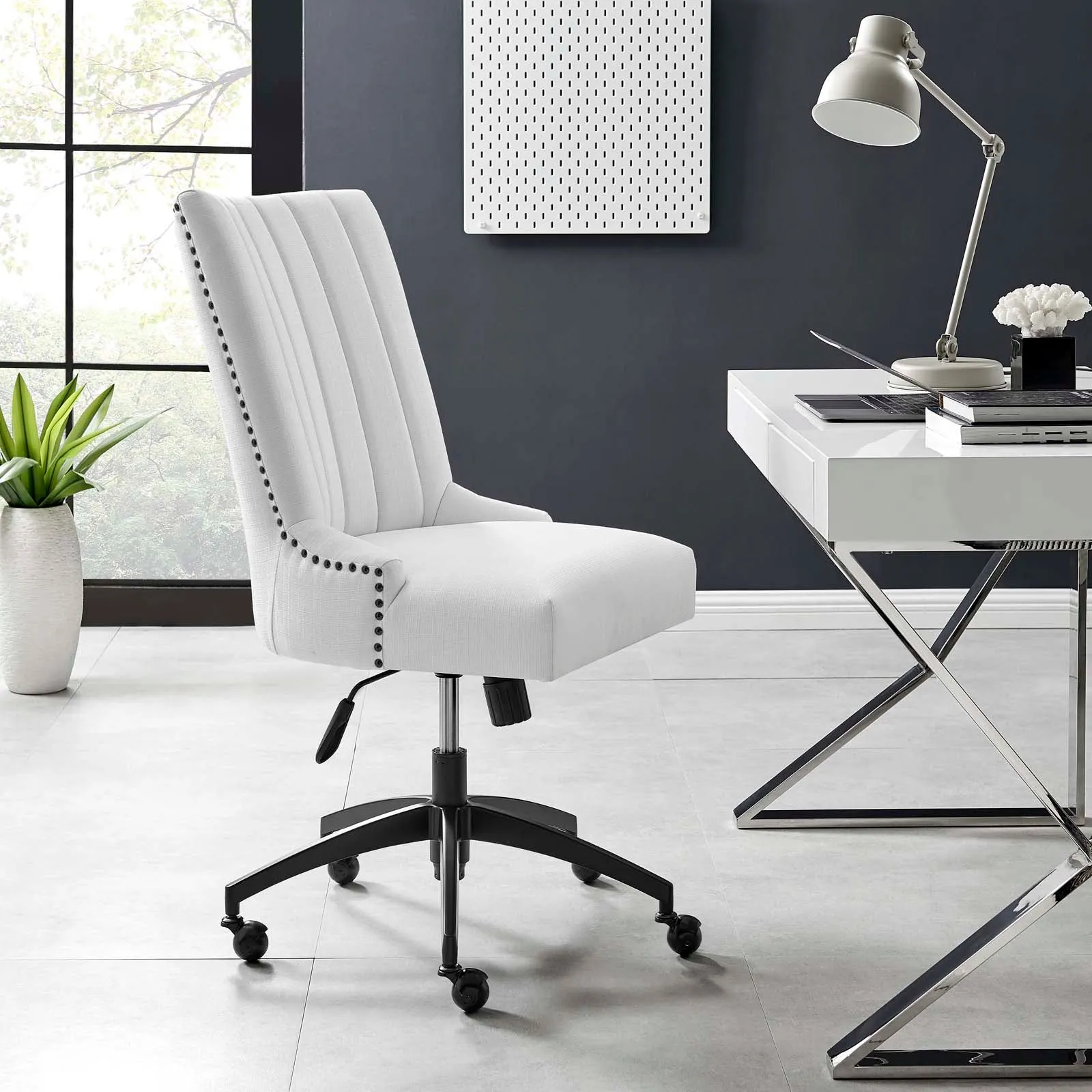 Baldwin Tufted Fabric Office Chair