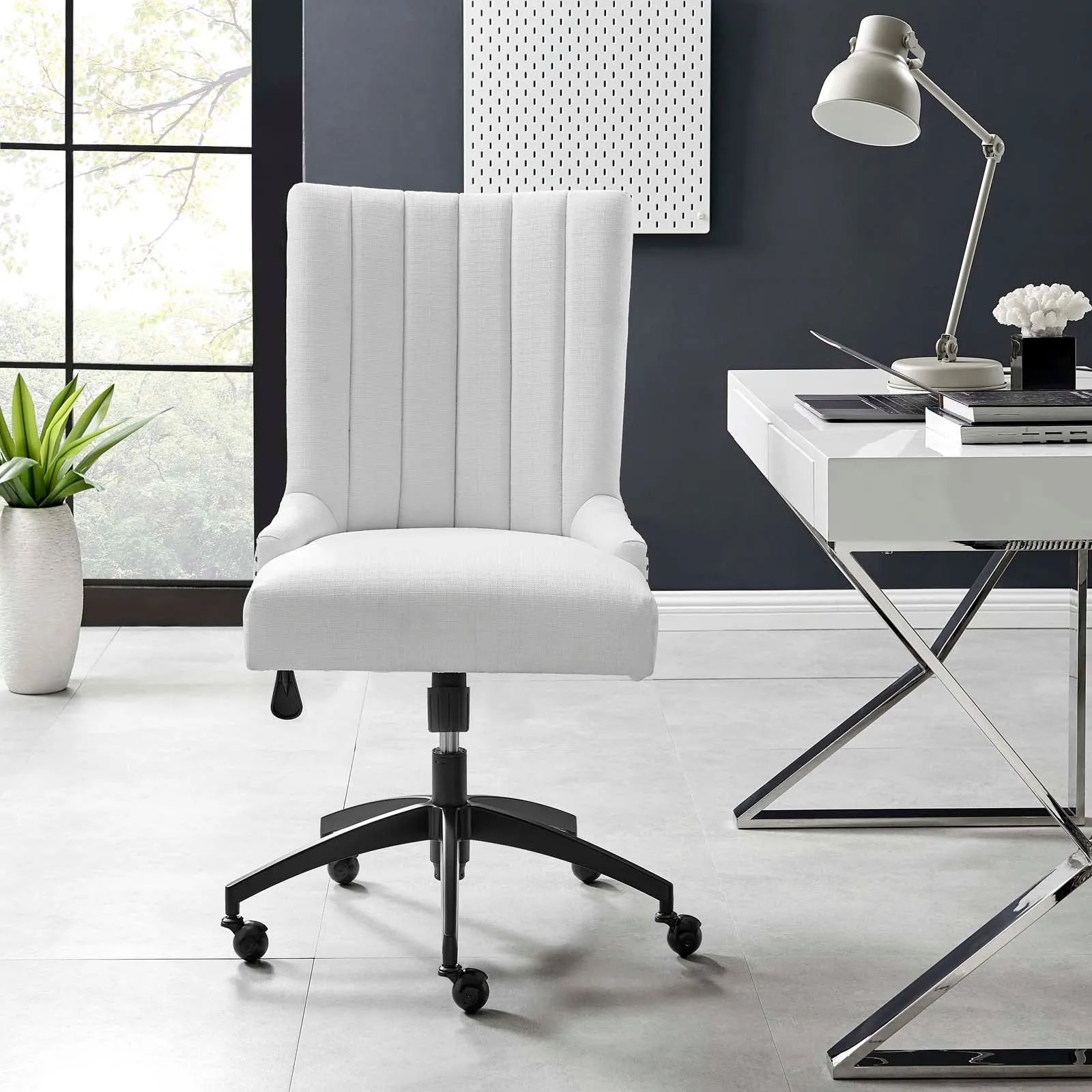 Baldwin Tufted Fabric Office Chair