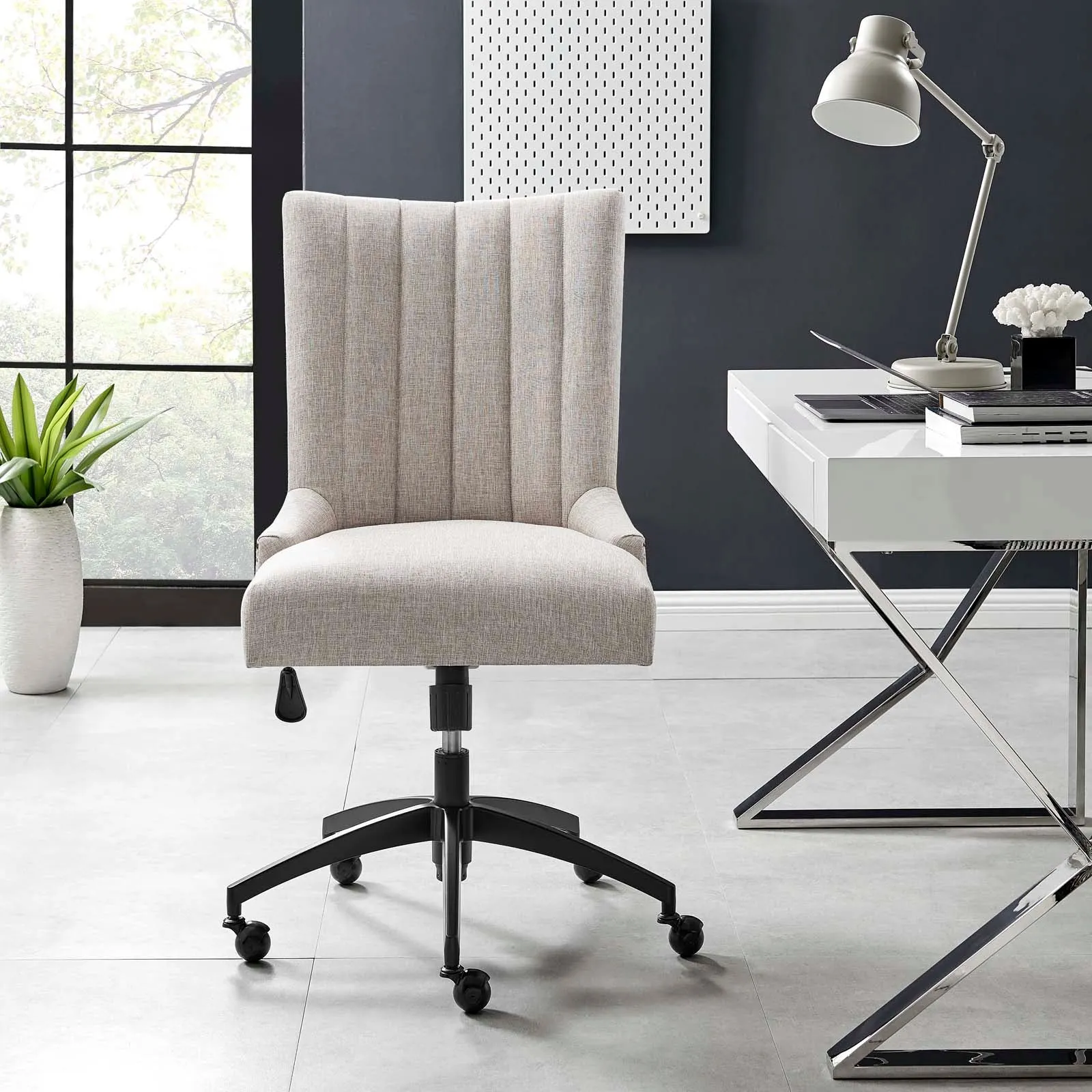 Baldwin Tufted Fabric Office Chair