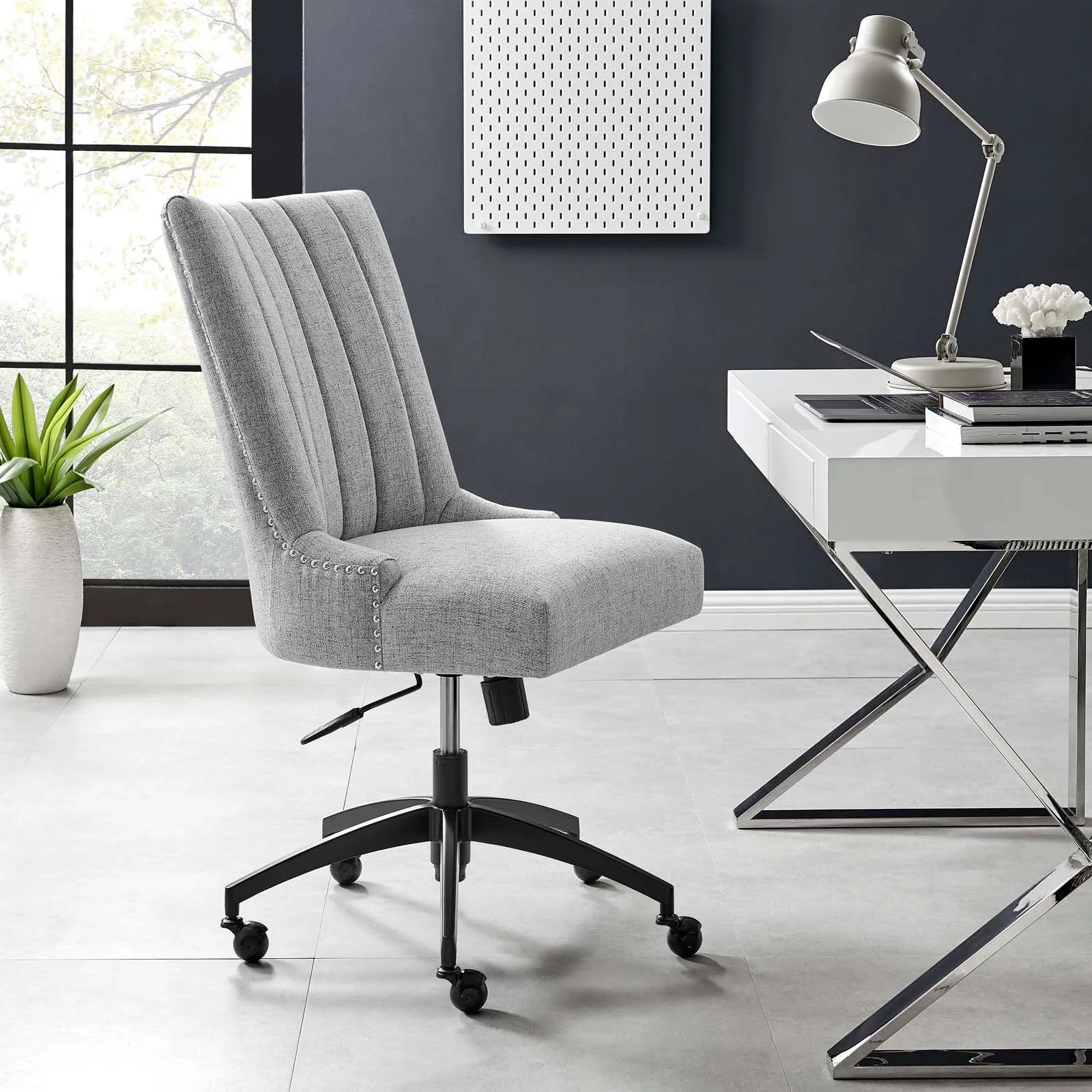 Baldwin Tufted Fabric Office Chair