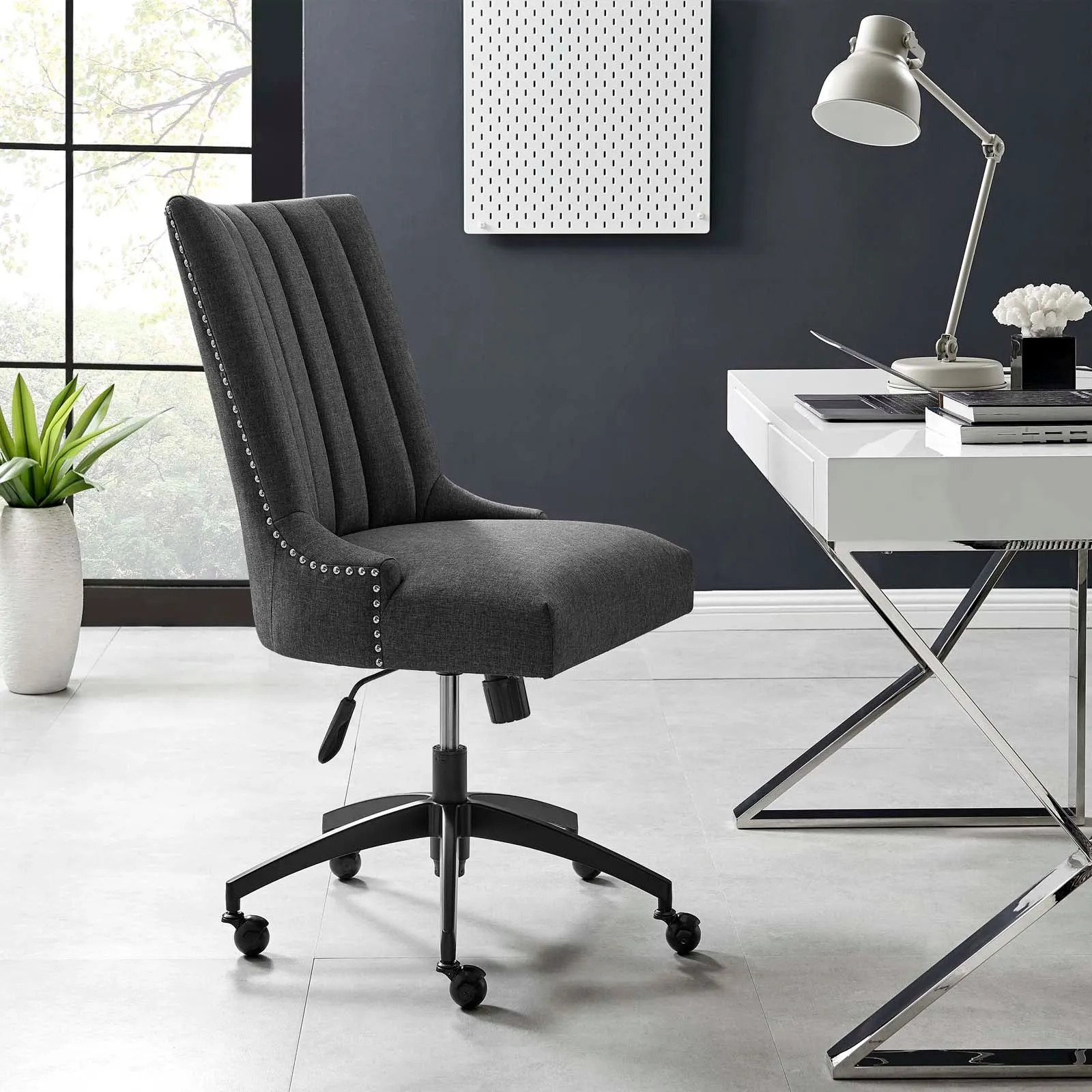 Baldwin Tufted Fabric Office Chair