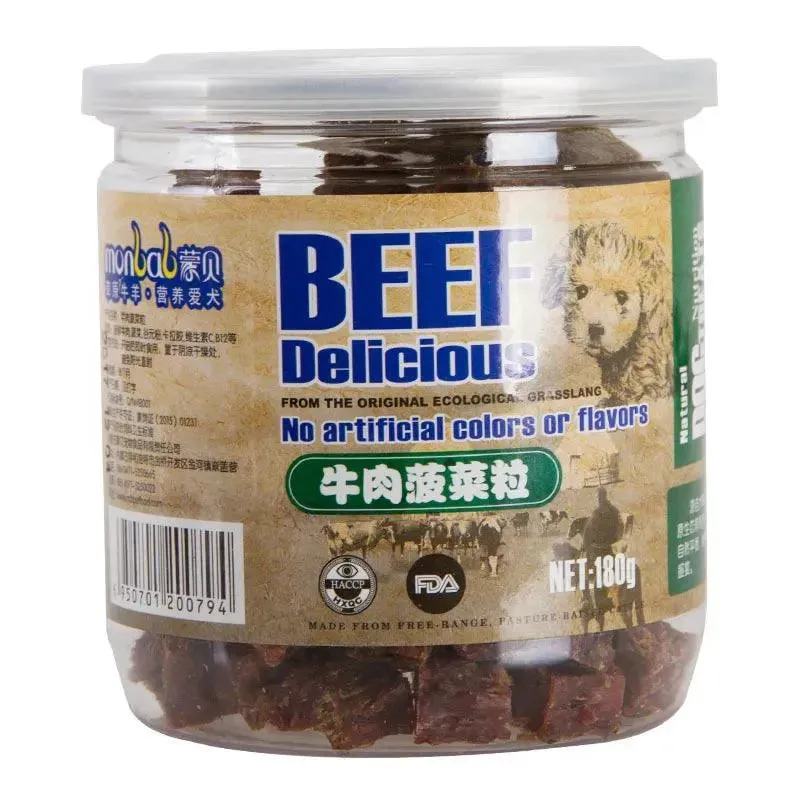 Beef Flavor Dog Snacks 180g