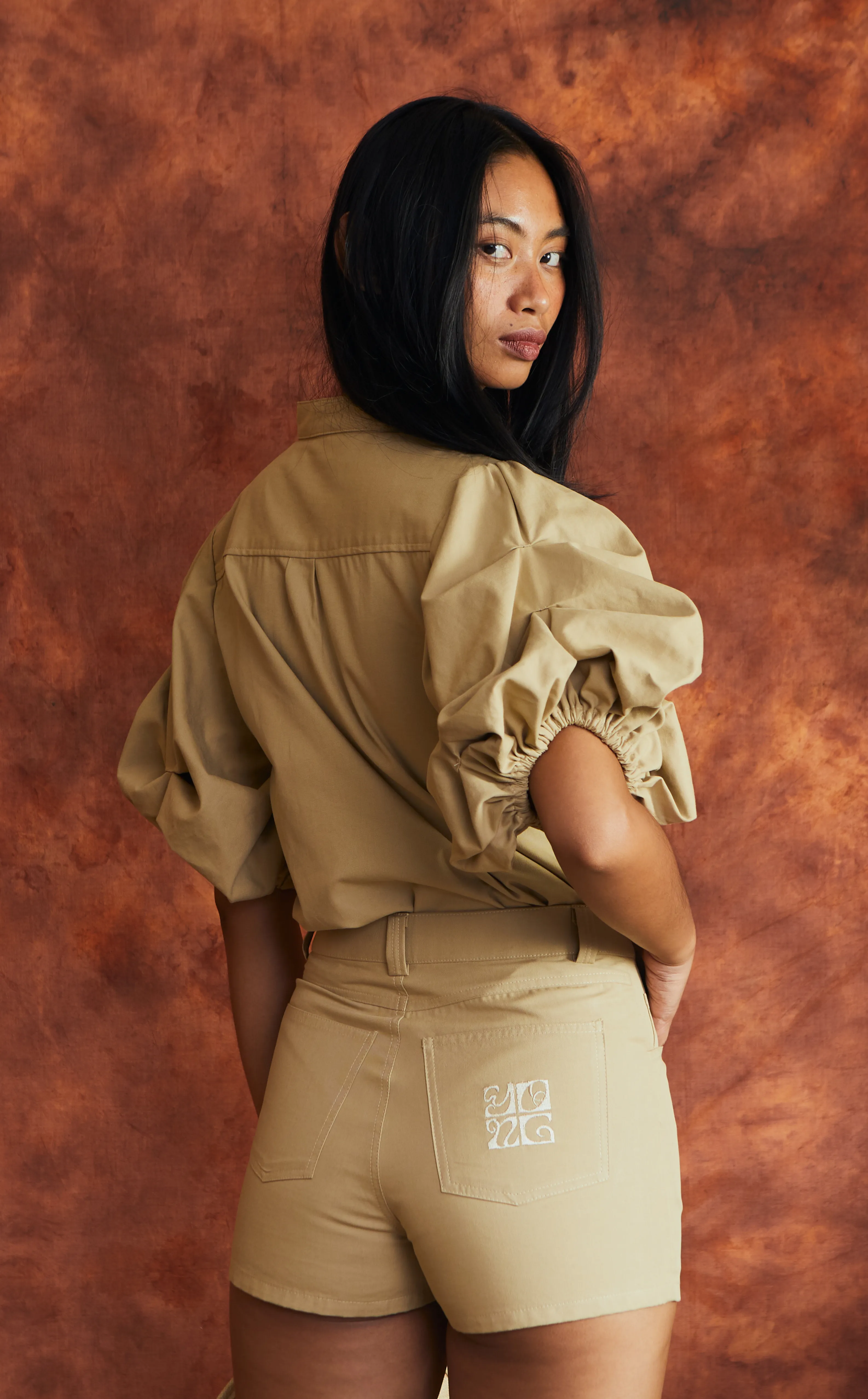CITA SKORT - KHAKI (PRE-ORDER)