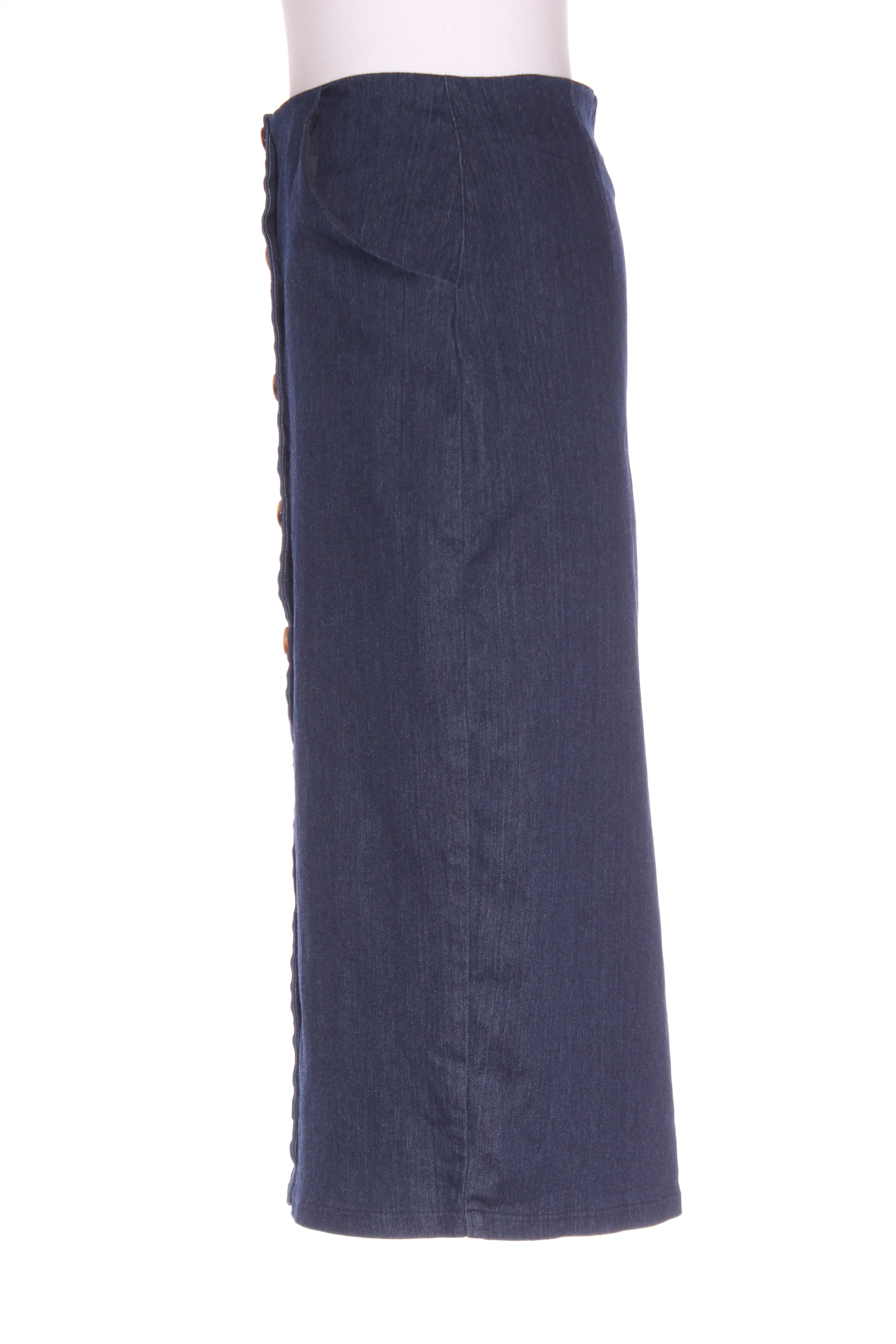 COLLECTIF - Denim button front pencil skirt! 10