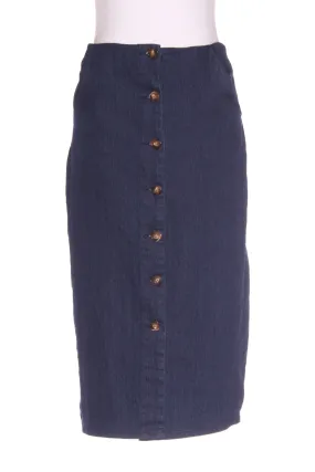 COLLECTIF - Denim button front pencil skirt! 10