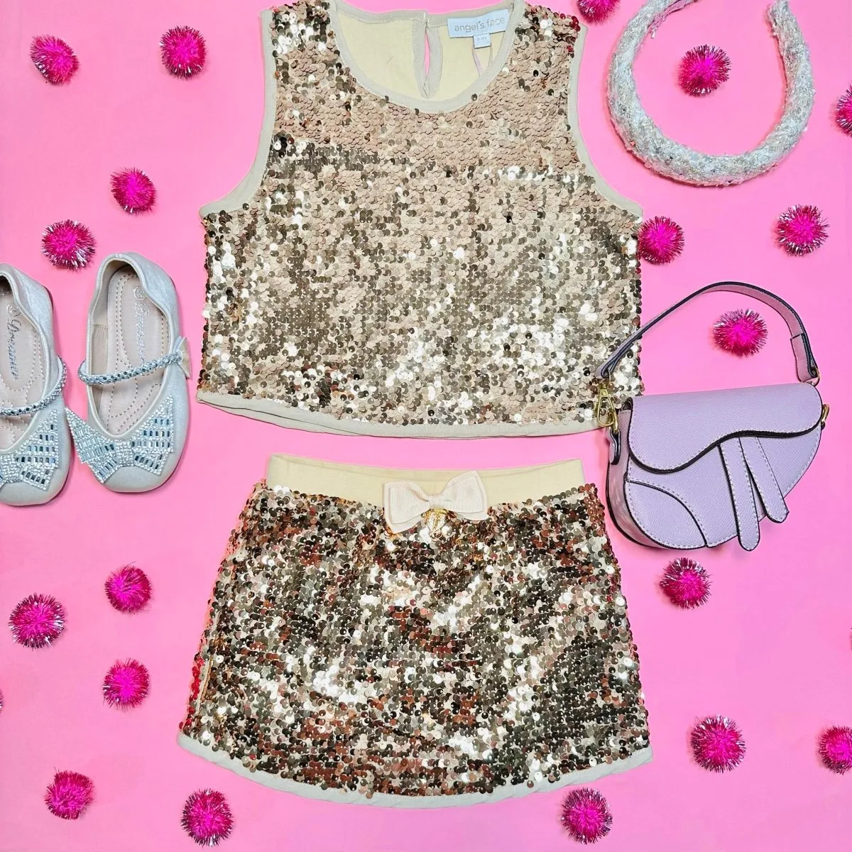 DIVA SEQUIN TOP