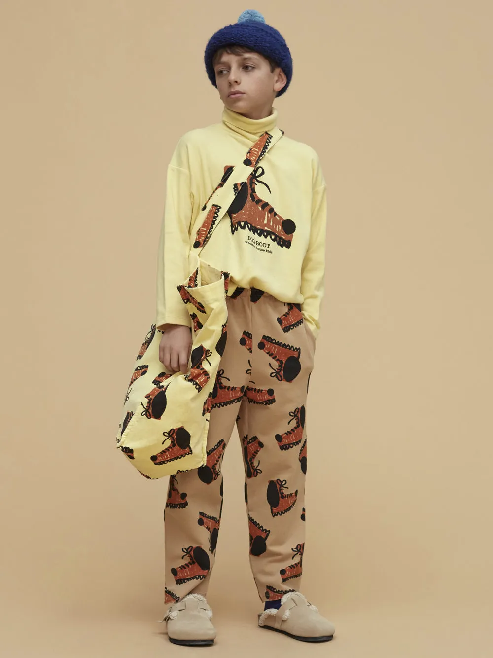 Dog Boots Yellow Turtleneck