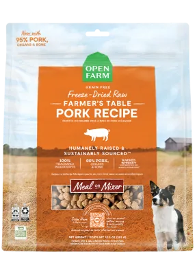 Farmer’s Table Pork Freeze Dried Raw Dog Food