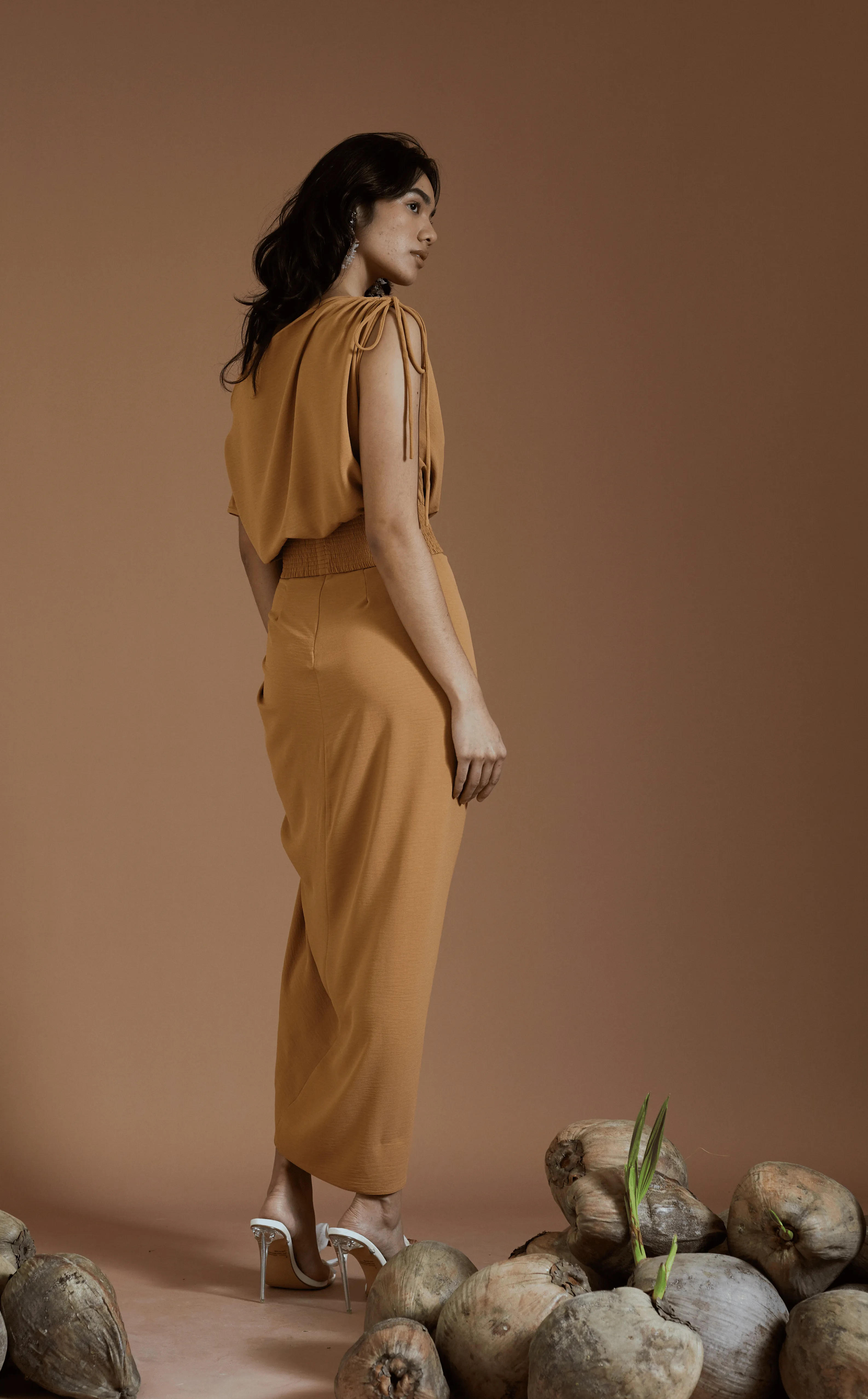 FLORA SKIRT - MOCHA