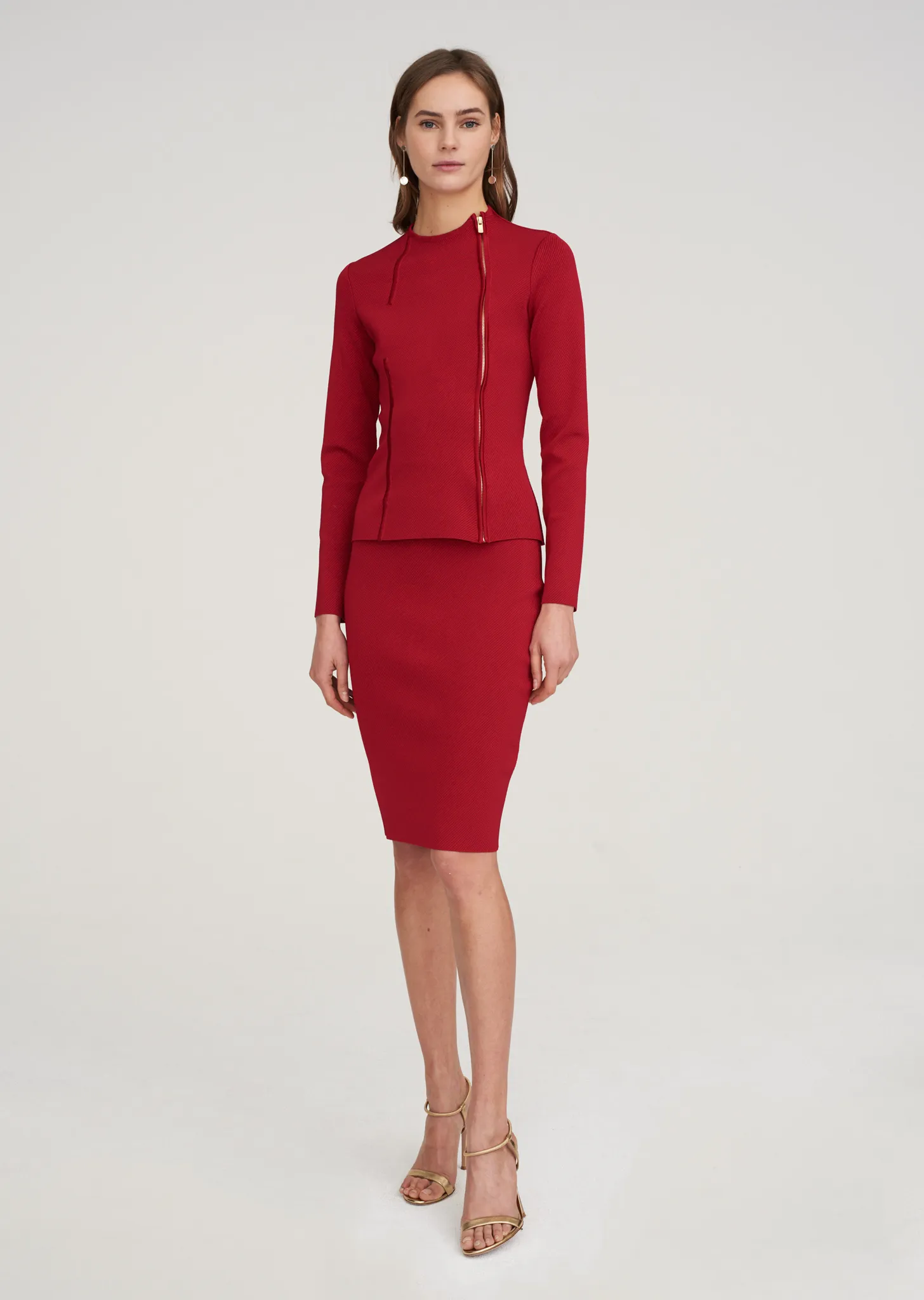 Jolie - Yellow Executive Suit Skirt