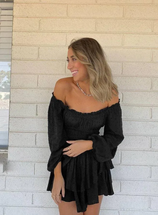 Ladies Wrinkle Boat Neck Daily Ruffled Jumpsuits GKAZ001