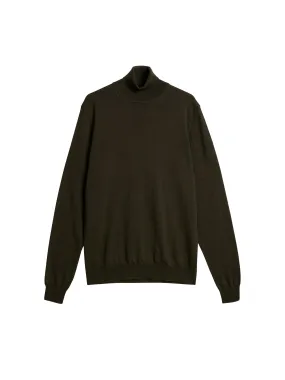 Lyd Merino Turtleneck Sweater / Forest Green