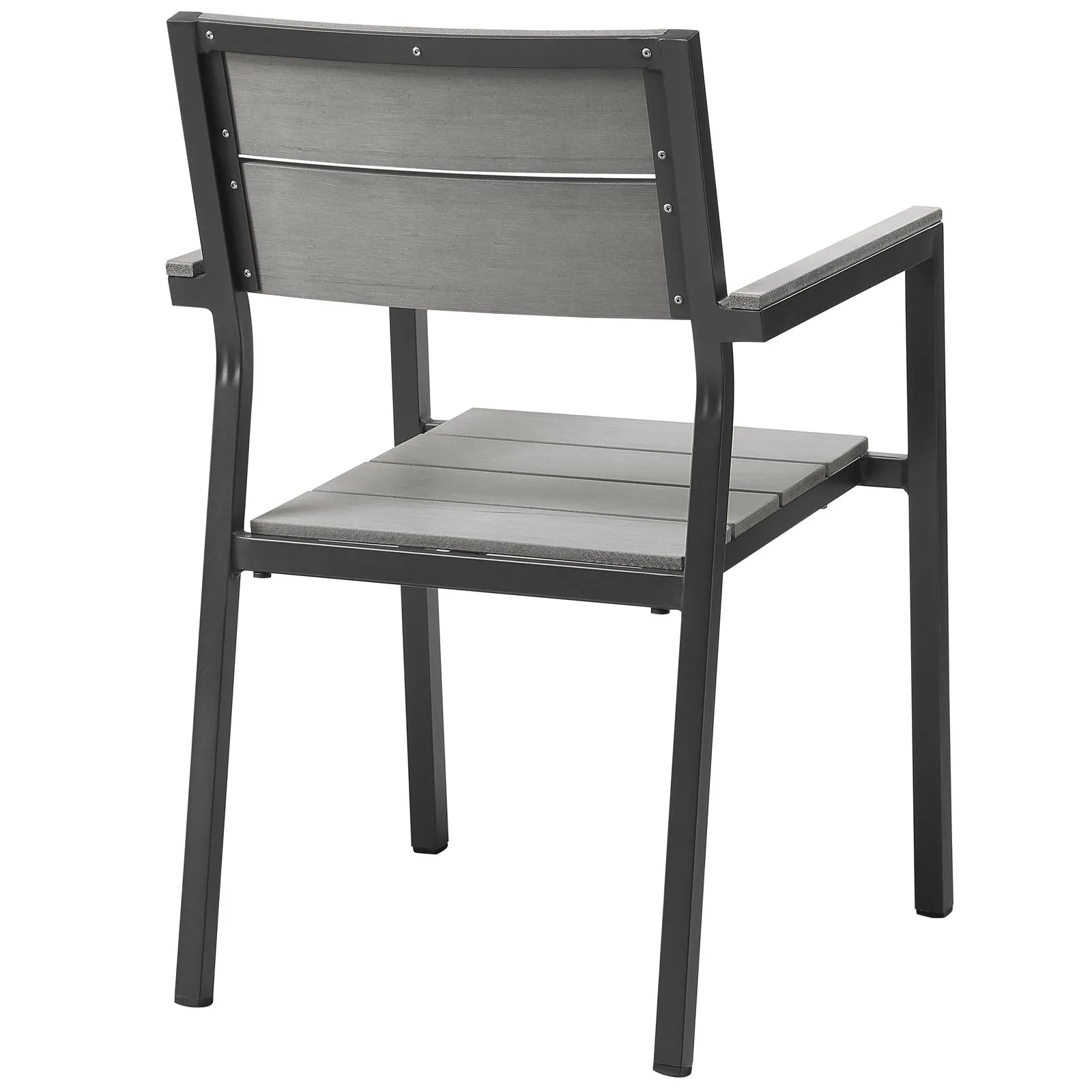 Maine 9 Piece Outdoor Patio Dining Set Brown Gray EEI-1753-BRN-GRY-SET