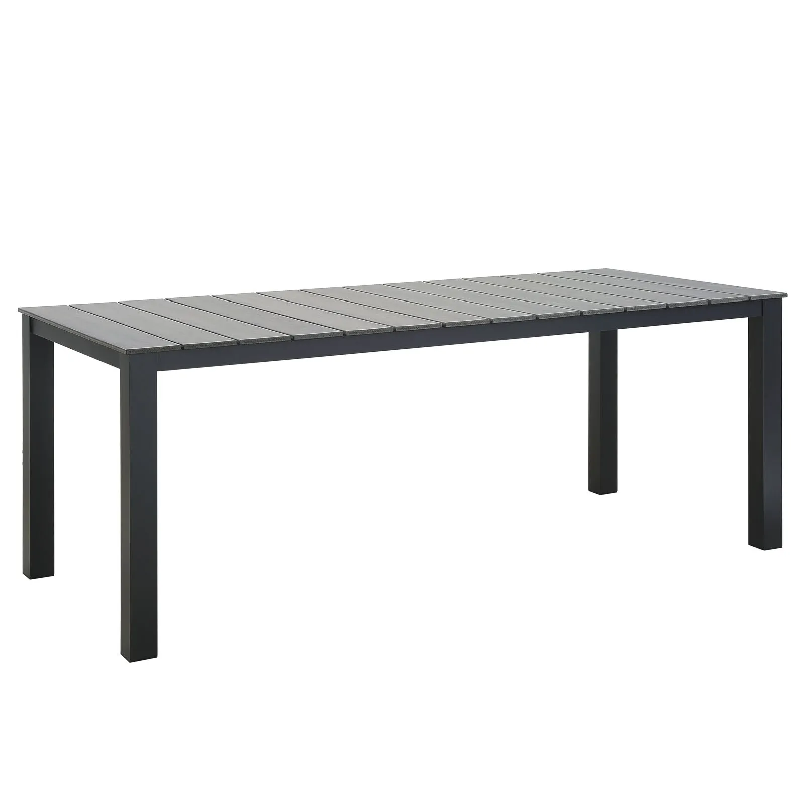 Maine 9 Piece Outdoor Patio Dining Set Brown Gray EEI-1753-BRN-GRY-SET