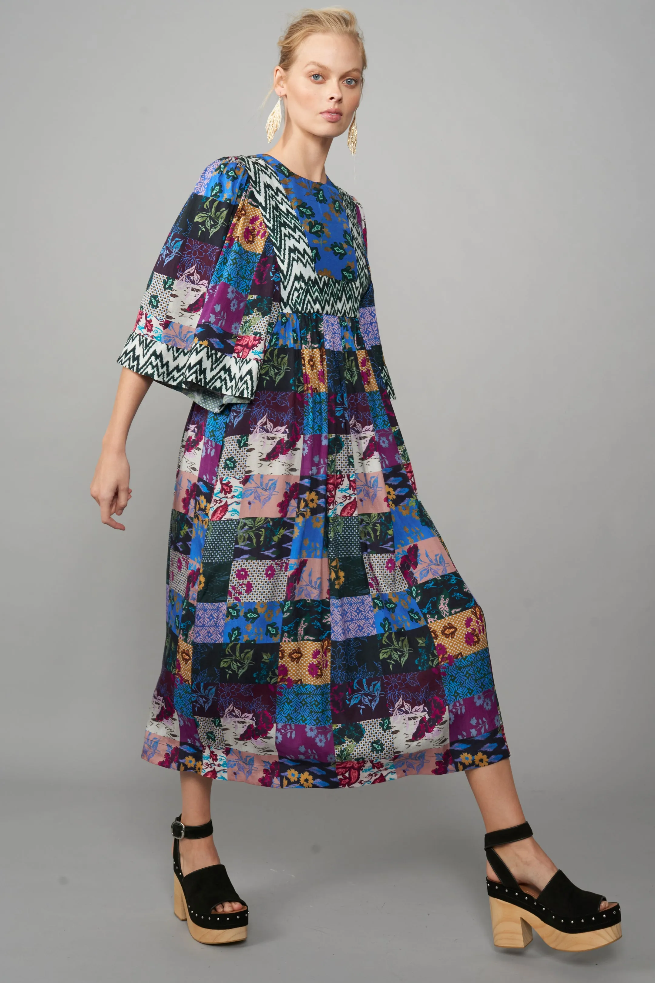 Malia Patch Print Dress