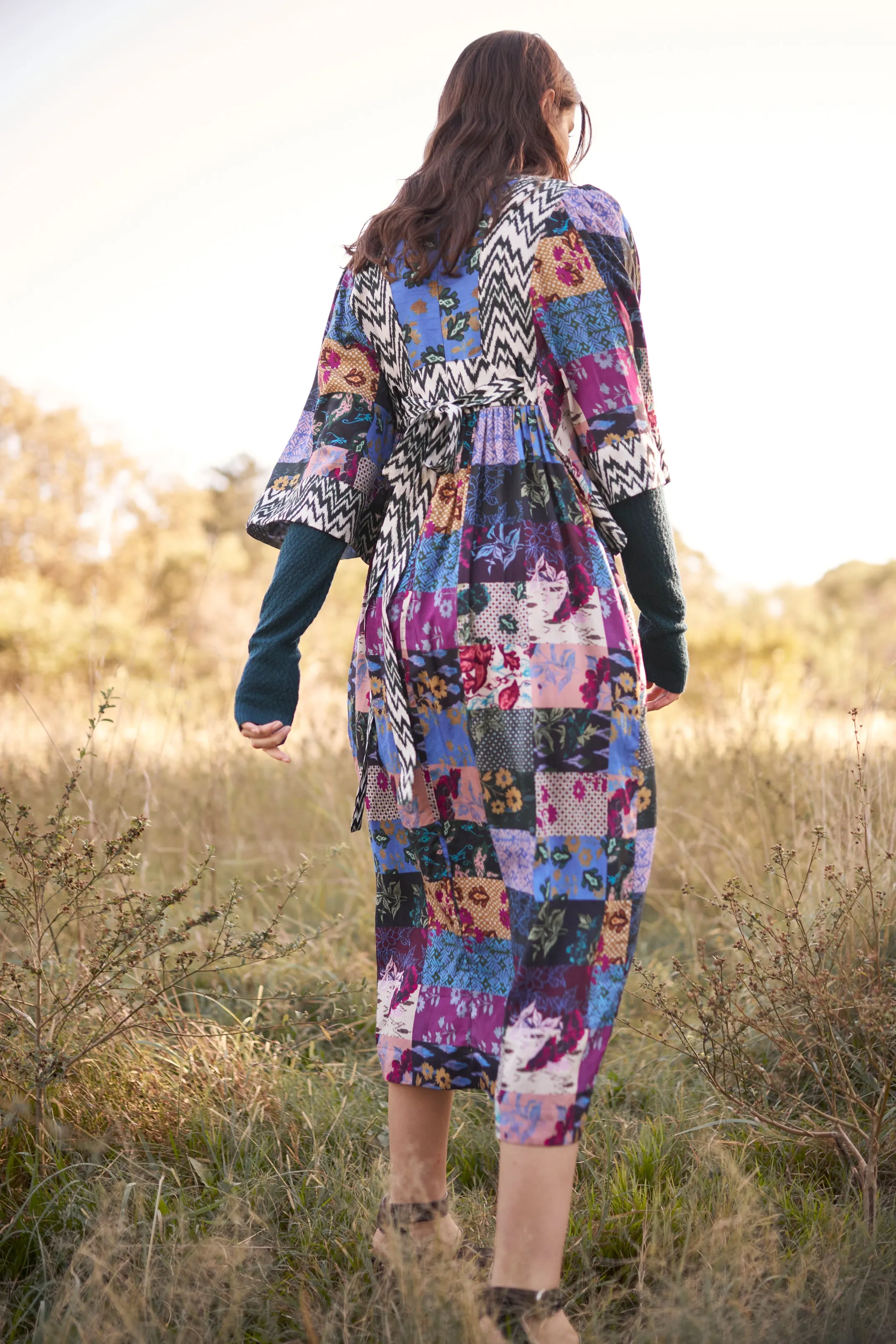 Malia Patch Print Dress