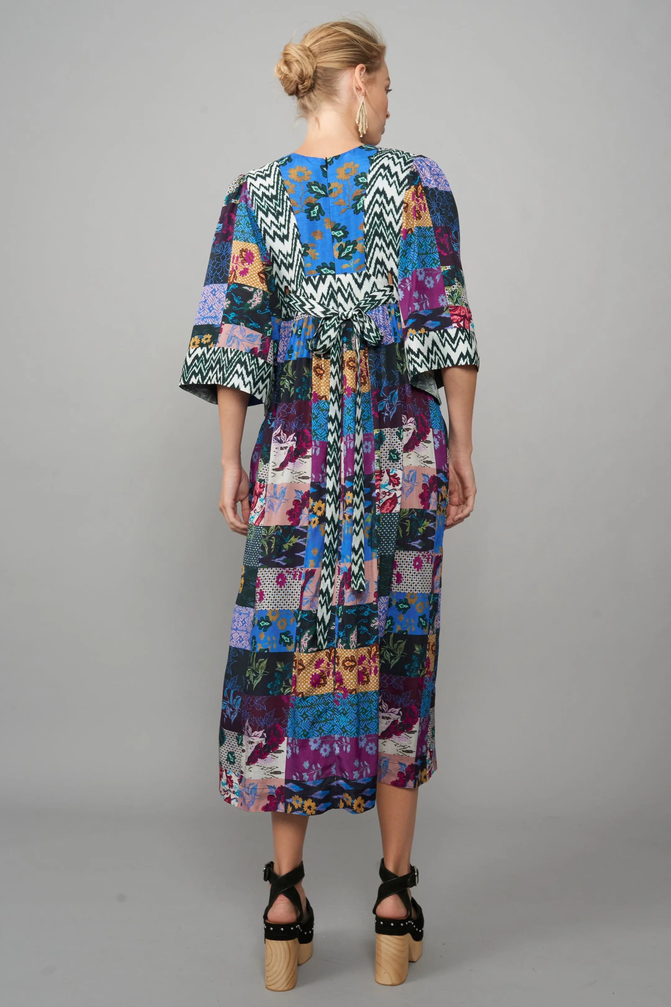 Malia Patch Print Dress