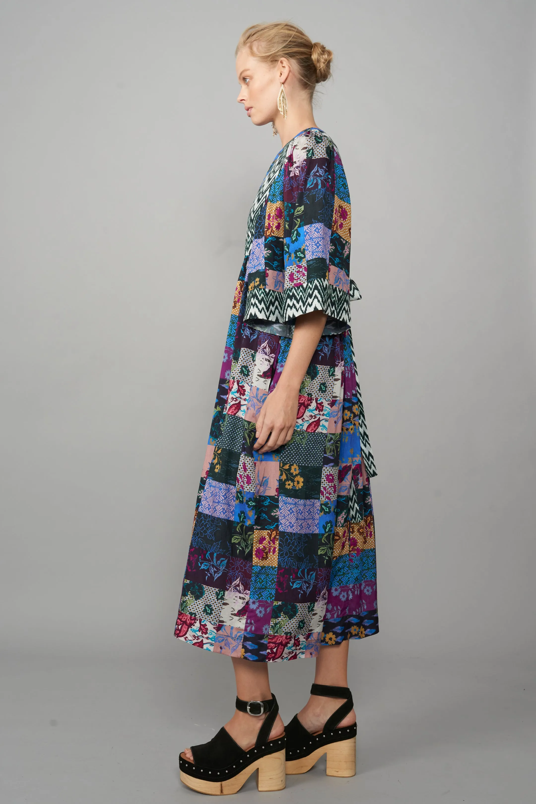 Malia Patch Print Dress