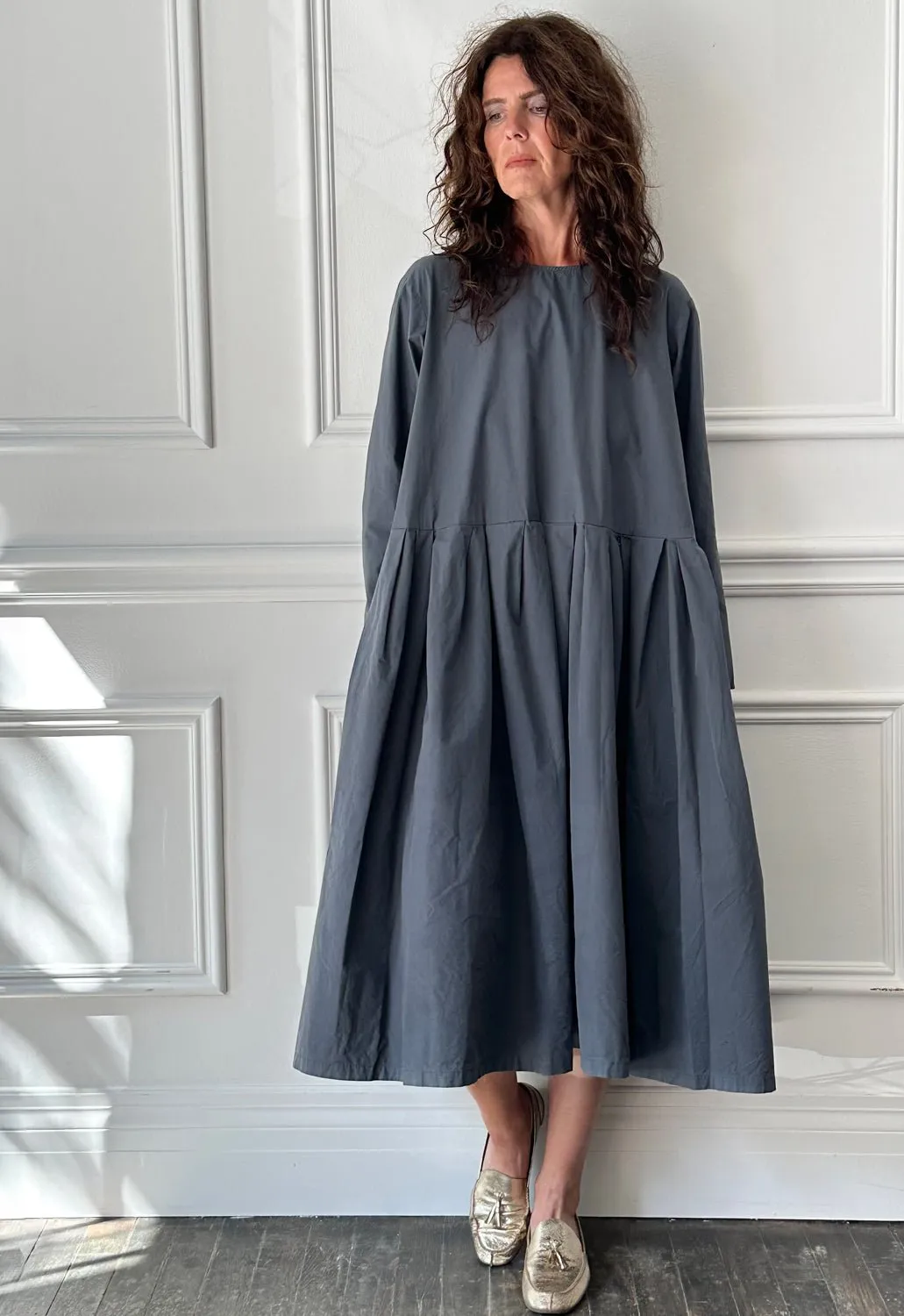 MANUELLE GUIBAL - Dress Yizic in Metallic Grey