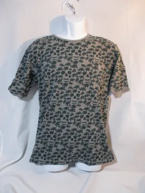 NEW COMME DES GARCONS SKULL PLANT Shirt Tee Sz X GREY Tee GRAY GREEN