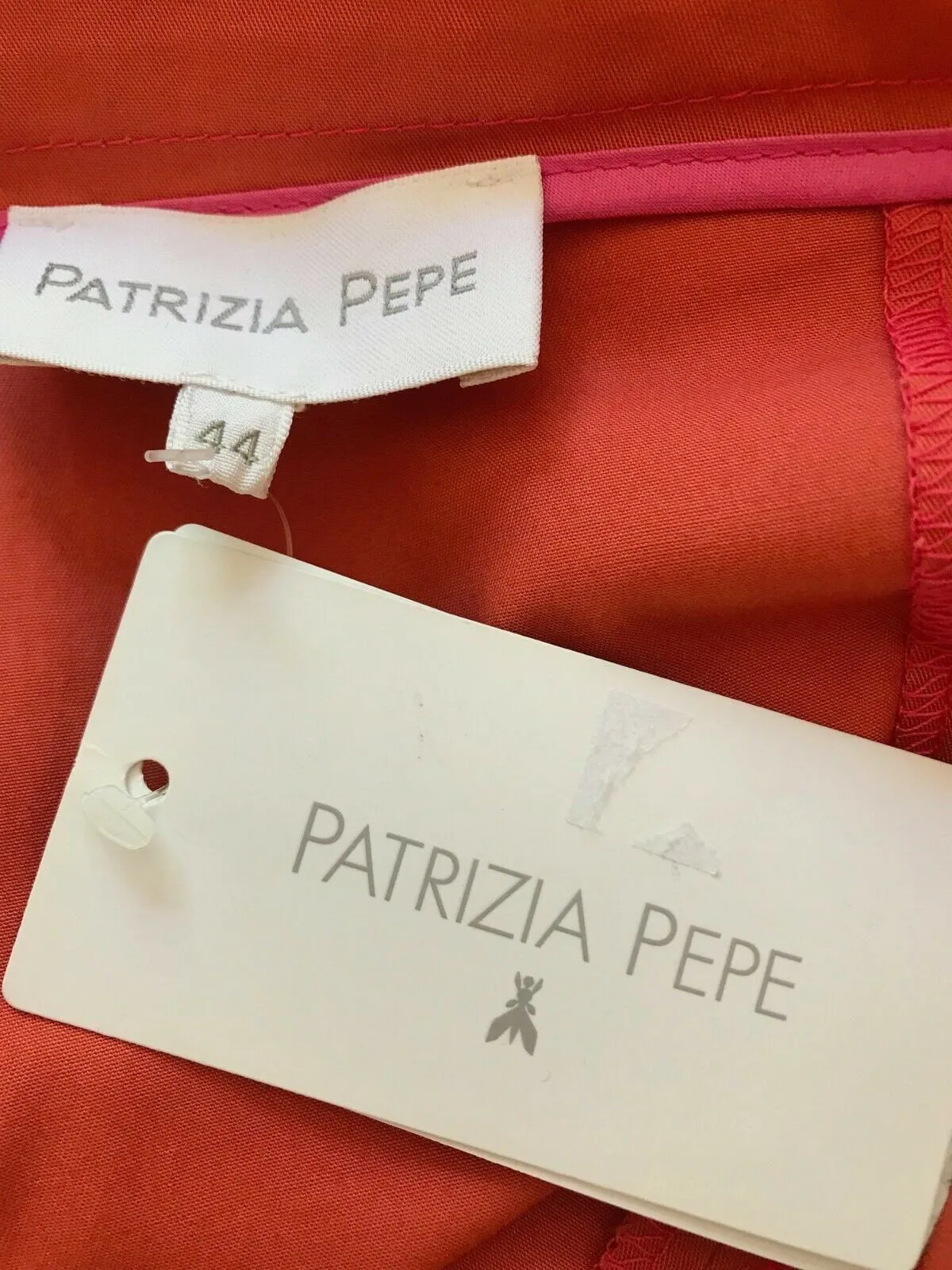 Patrizia Pepe Coral Cotton Stretch Mini Skirt UK 12 US 8 EU 40