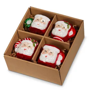 Retro Santa Mug Ornament Gift Set