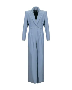 Single Breasted Straight Leg Jumpsuit