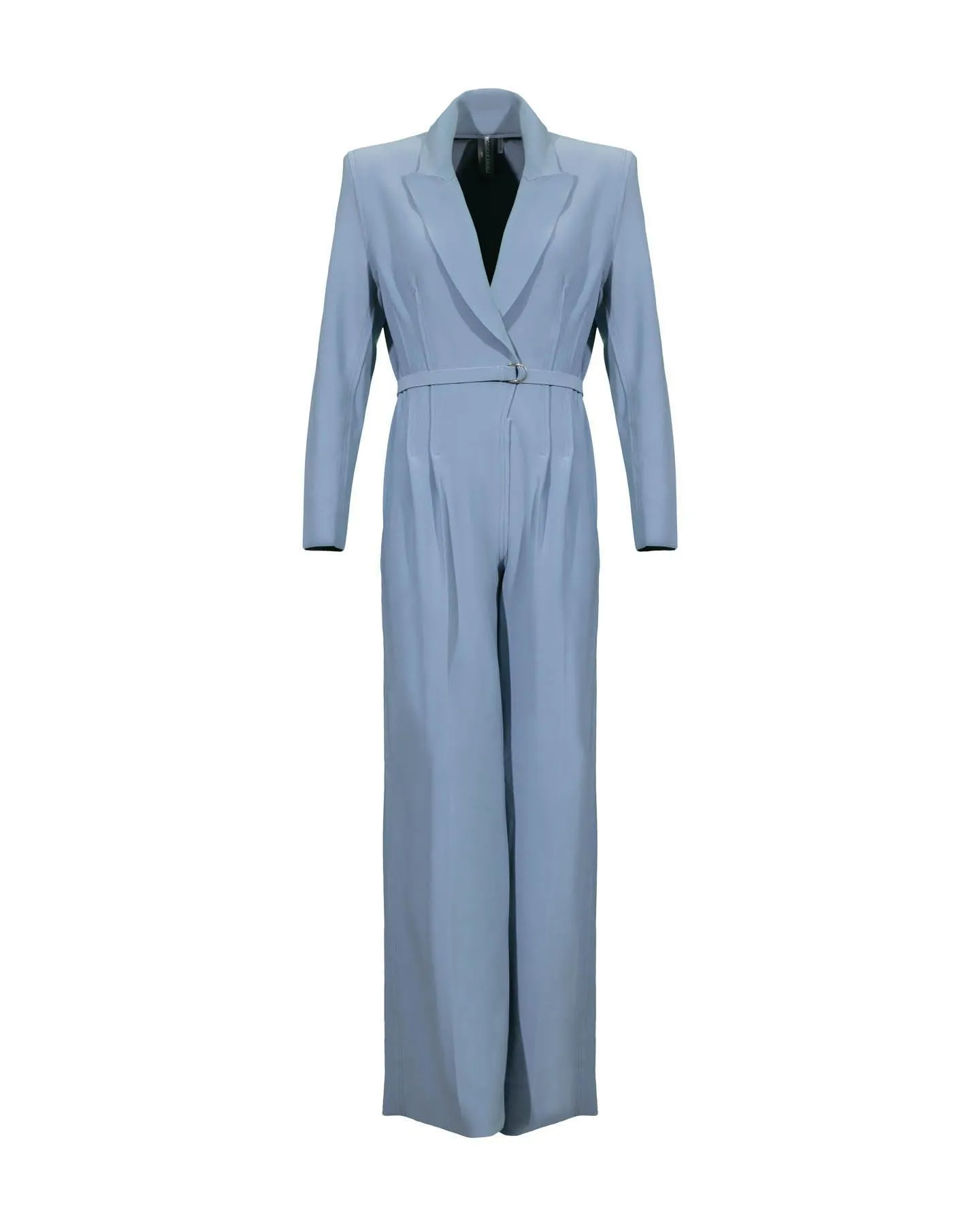 Single Breasted Straight Leg Jumpsuit