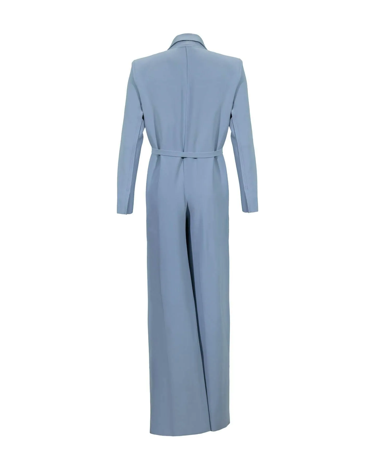 Single Breasted Straight Leg Jumpsuit