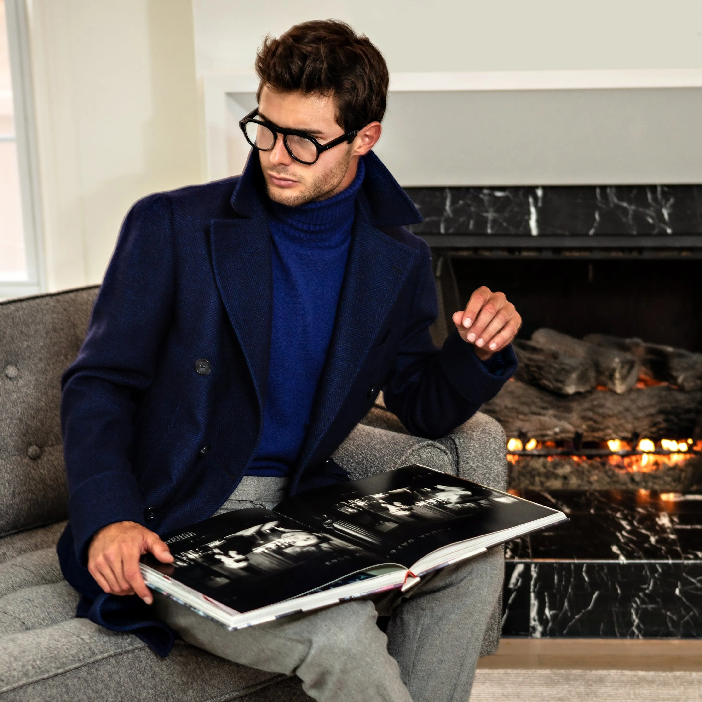 Turtleneck in Cobalt