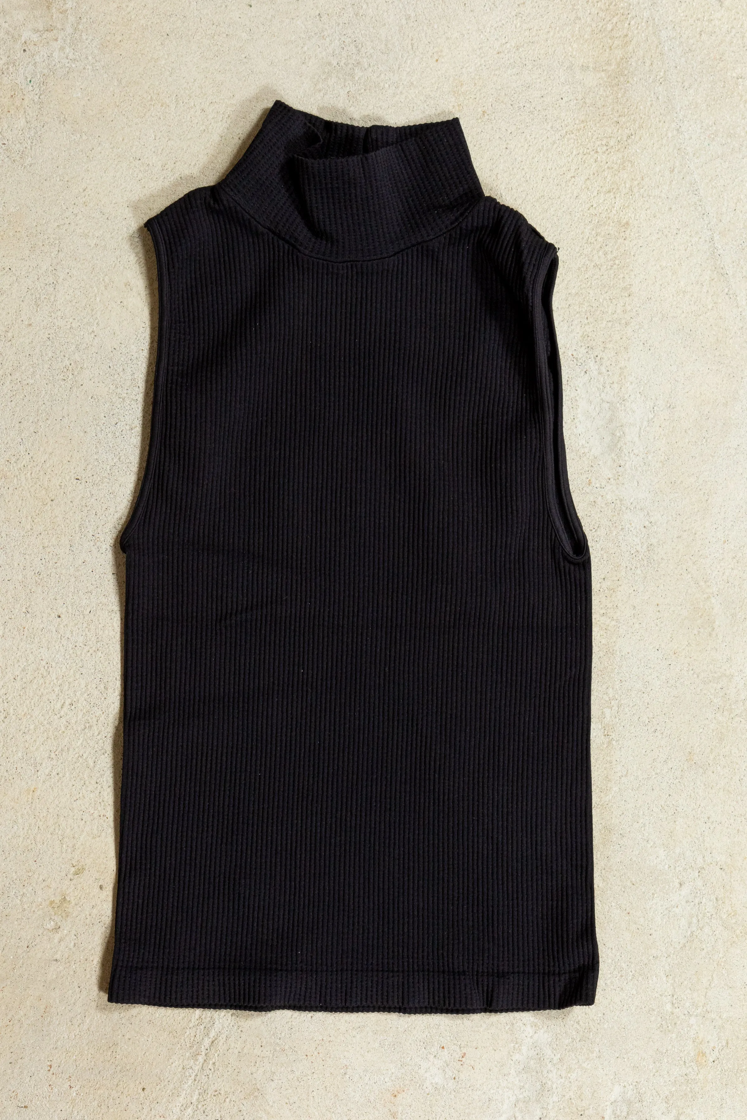 Turtleneck Sleeveless Top