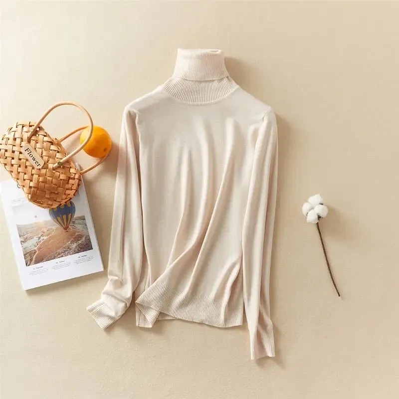 Turtleneck  Women Sweater