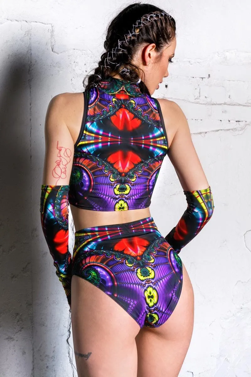Twilight Butterfly Crop Top