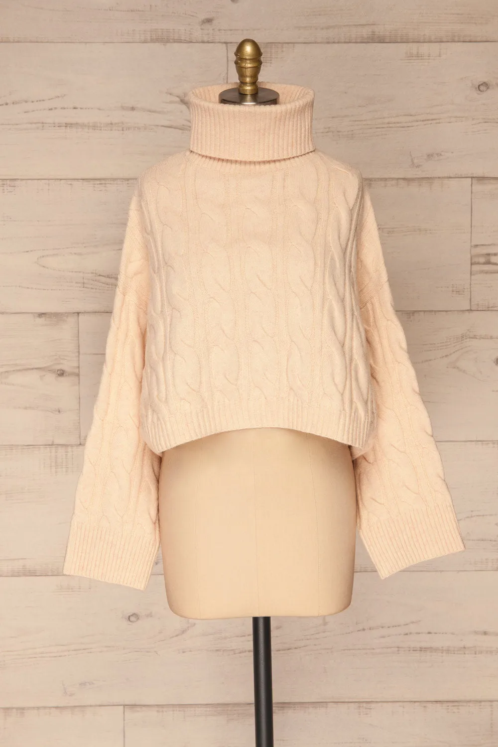 Utrepa | Cropped Knitted Turtleneck