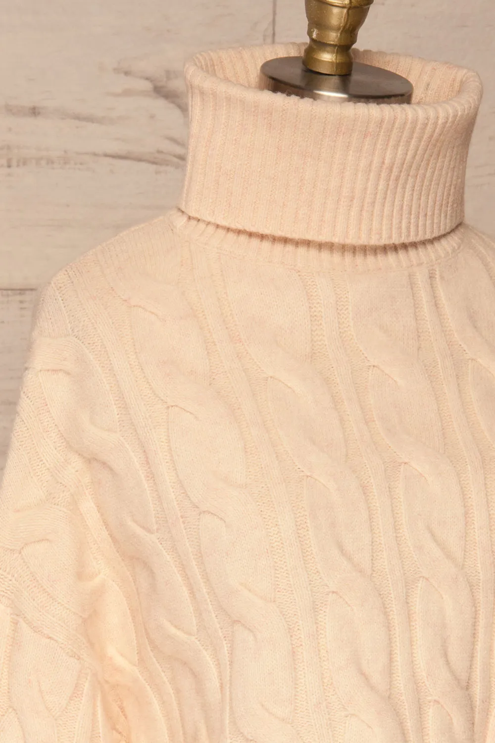 Utrepa | Cropped Knitted Turtleneck