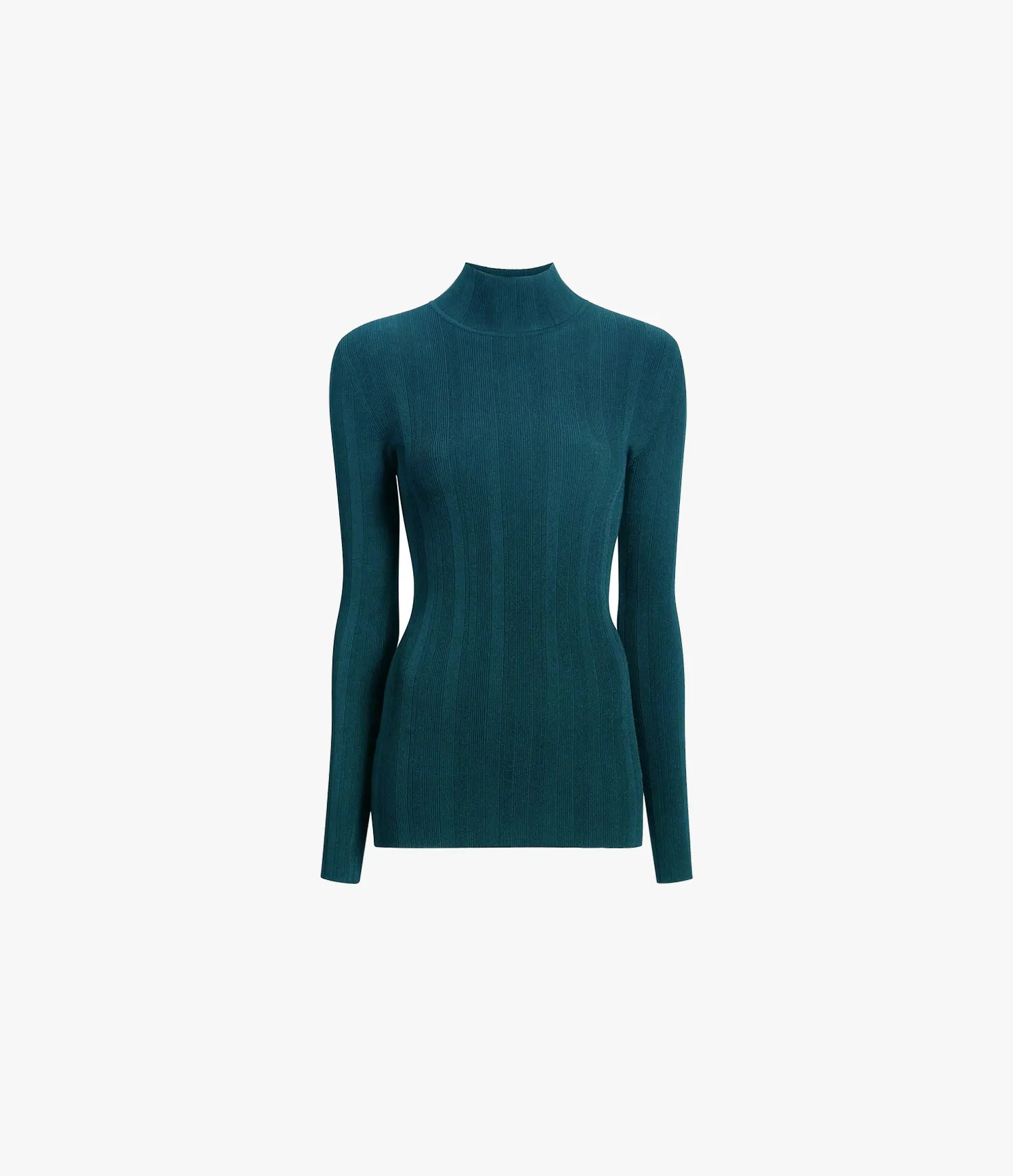 Variegated Rib Turtleneck