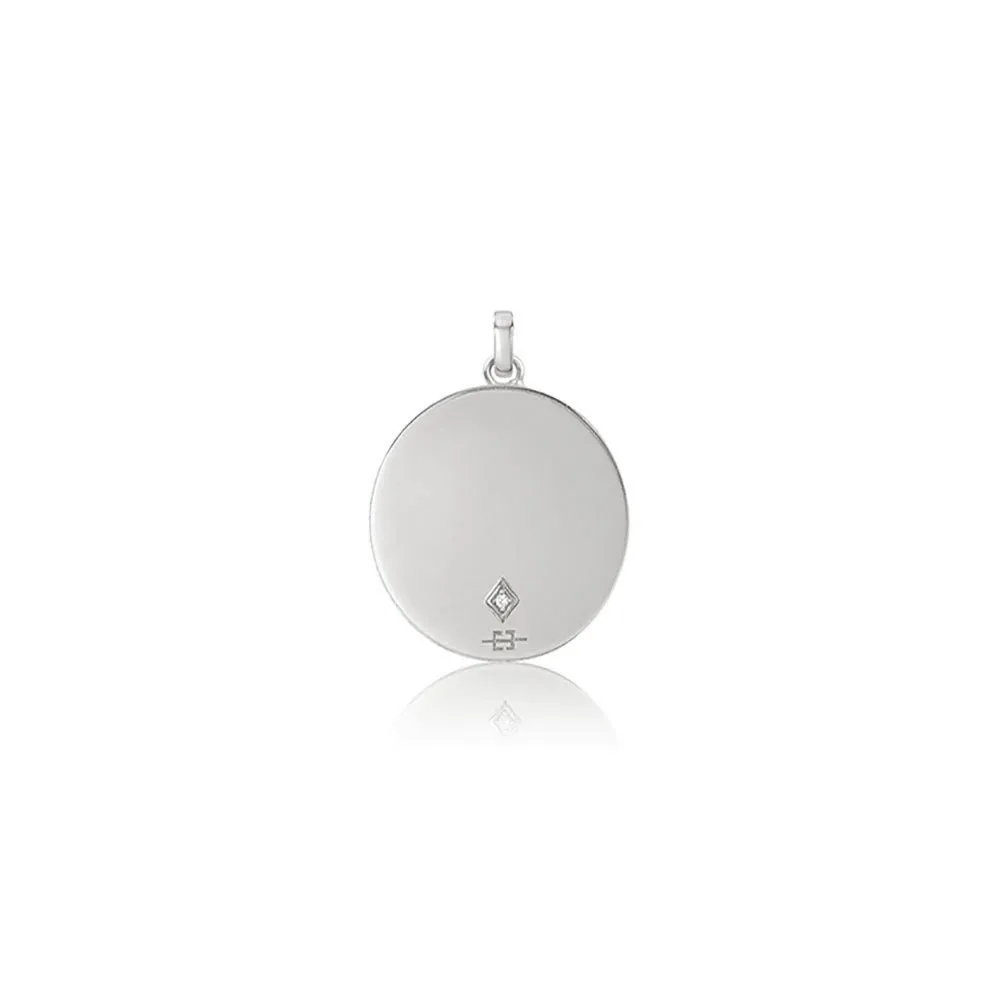 Victoria Cosmos Pendant - Silver
