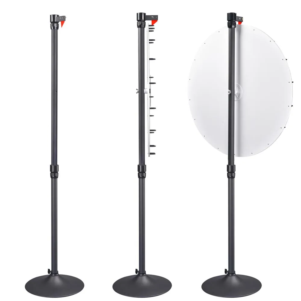 WinSpin 36" Large Color Dry Erase Prize Wheel w/ Stand